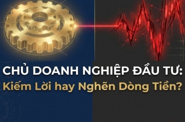 CHỦ DOANH NGHIỆP ĐẦU TƯ CHỨNG KHOÁN: KIẾM LỜI HAY TỰ LÀM NGHẼN DÒNG TIỀN?