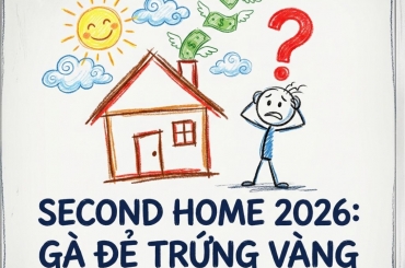 MUA NGÔI NHÀ THỨ HAI NĂM 2026: TÀI SẢN SINH LỜI HAY GÁNH NẶNG TÀI CHÍNH?