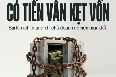 CHỦ DOANH NGHIỆP CÓ TIỀN VẪN KẸT VỐN VÌ KHÔNG TÁCH DÒNG TIỀN