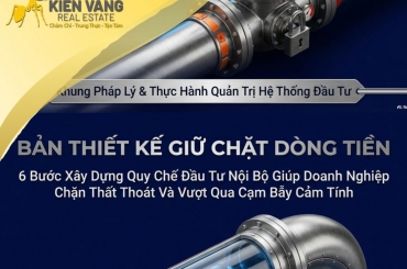 CÁCH XÂY QUY CHẾ ĐẦU TƯ NỘI BỘ ĐỂ CHẶN THẤT THOÁT VÀ GIỮ NHỊP DÒNG TIỀN