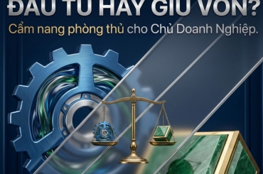 KHI NÀO NÊN ĐẦU TƯ NGOÀI NGÀNH VÀ KHI NÀO NÊN GIỮ VỐN? CẨM NANG AN TOÀN CHO CHỦ DOANH NGHIỆP