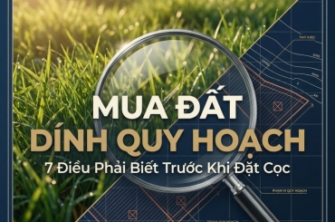 MUA ĐẤT DÍNH QUY HOẠCH: 7 ĐIỀU PHẢI BIẾT TRƯỚC KHI ĐẶT CỌC