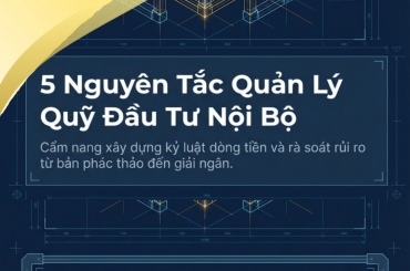 5 NGUYÊN TẮC QUẢN LÝ QUỸ ĐẦU TƯ NỘI BỘ ĐỂ HẠN CHẾ RỦI RO VÀ GIỮ KỶ LUẬT DÒNG TIỀN