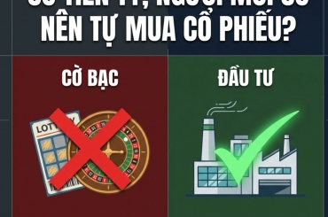 NGƯỜI MỚI CÓ NÊN TỰ MUA CỔ PHIẾU KHÔNG? CẨM NANG TRÁNH MUA SAI TRƯỚC KHI NGHĨ ĐẾN LỢI NHUẬN