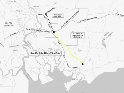 Cao tốc Biên Hòa - Vũng Tàu đưa 38 km vào khai thác trước Tết Nguyên đán 2026