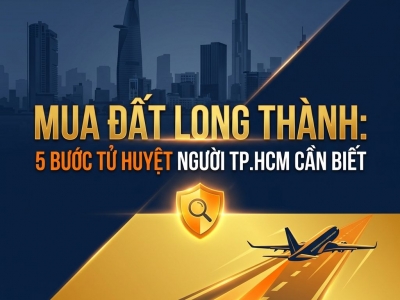 NGƯỜI Ở TP.HCM MUA ĐẤT LONG THÀNH CẦN LƯU Ý GÌ?