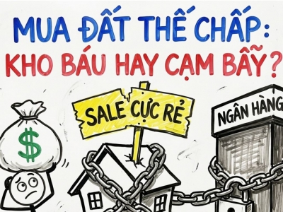THỦ TỤC MUA BÁN ĐẤT ĐANG THẾ CHẤP: QUY TRÌNH CHUẨN & LUẬT ÁP DỤNG