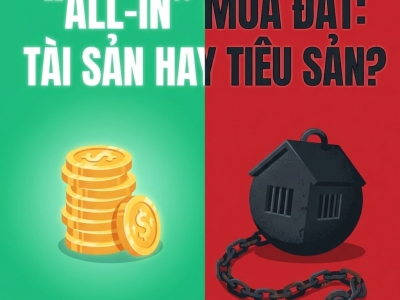 CÓ NÊN DỒN HẾT TIỀN MUA ĐẤT? 7 RỦI RO KHIẾN GIA ĐÌNH DỄ KẸT VỐN