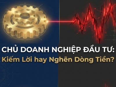 CHỦ DOANH NGHIỆP ĐẦU TƯ CHỨNG KHOÁN: KIẾM LỜI HAY TỰ LÀM NGHẼN DÒNG TIỀN?