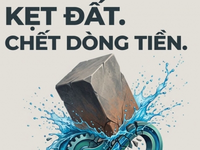CHỦ DOANH NGHIỆP MUA ĐẤT: COI CHỪNG KẸT VỐN VÌ SAI DÒNG TIỀN