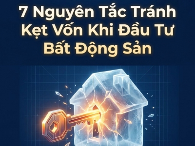 KIẾN THỨC TÀI CHÍNH CÁ NHÂN: 7 NGUYÊN TẮC GIÚP TRÁNH KẸT VỐN KHI ĐẦU TƯ BẤT ĐỘNG SẢN