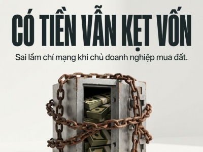 CHỦ DOANH NGHIỆP CÓ TIỀN VẪN KẸT VỐN VÌ KHÔNG TÁCH DÒNG TIỀN