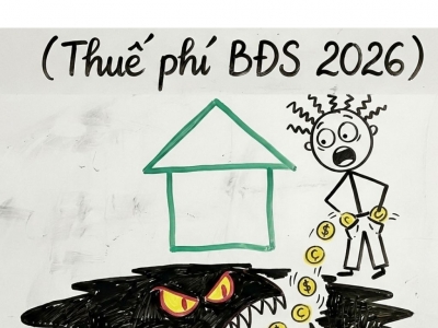 THUẾ PHÍ BẤT ĐỘNG SẢN 2026: TOÀN BỘ KHOẢN PHẢI ĐÓNG KHI SỞ HỮU NHÀ ĐẤT