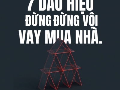 ĐỪNG VỘI VAY MUA NHÀ: DẤU HIỆU BẠN NÊN DỪNG LẠI ĐỂ KHÔNG KẸT VỐN