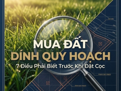 MUA ĐẤT DÍNH QUY HOẠCH: 7 ĐIỀU PHẢI BIẾT TRƯỚC KHI ĐẶT CỌC