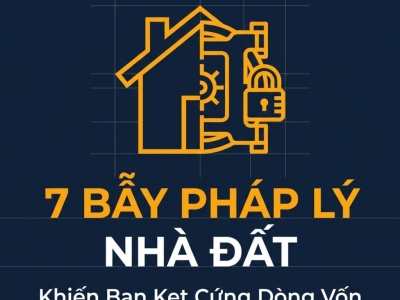 7 LỖI PHÁP LÝ KHI MUA BÁN NHÀ ĐẤT KHIẾN NGƯỜI MUA DỄ KẸT VỐN