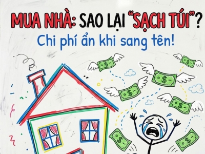 SANG TÊN NHÀ ĐẤT MẤT BAO NHIÊU TIỀN? CÁCH TÍNH CHI PHÍ ĐỂ KHÔNG BỊ HỤT VỐN