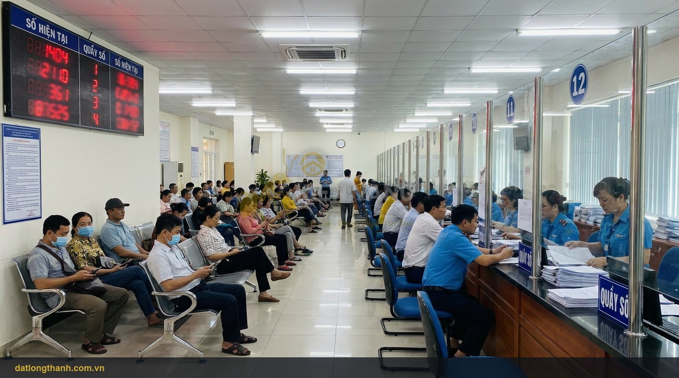 Bộ phận một cửa tiếp nhận hồ sơ hành chính