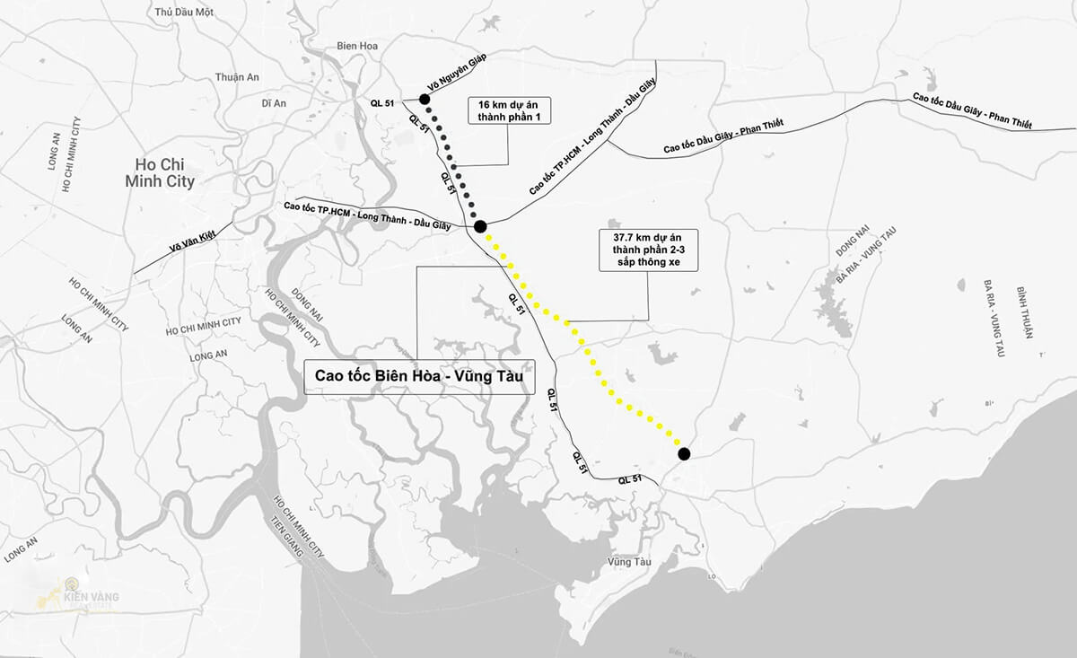 Cao tốc Biên Hòa – Vũng Tàu đưa 38 km vào khai thác trước Tết Nguyên đán 2026