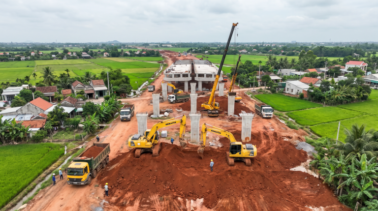 Cao tốc Biên Hòa – Vũng Tàu đoạn qua Long Thành: tiến độ và các xã bị ảnh hưởng