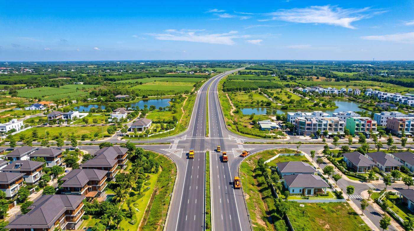 Cao tốc Biên Hòa – Vũng Tàu đoạn qua Long Thành
