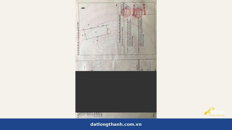 Sổ đỏ thửa 31 tờ 28 đất CLN 1.452 m² xã Cẩm Đường Long Thành