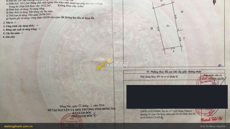 Đất vườn 1.452 m² xã Xuân Đường, khu dân cư hiện hữu gần Hương lộ 10 — 3,5 tỷ