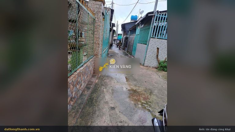 Hẻm bê tông dẫn vào lô đất Long Phước 453m2 xã Long Phước Long Thành