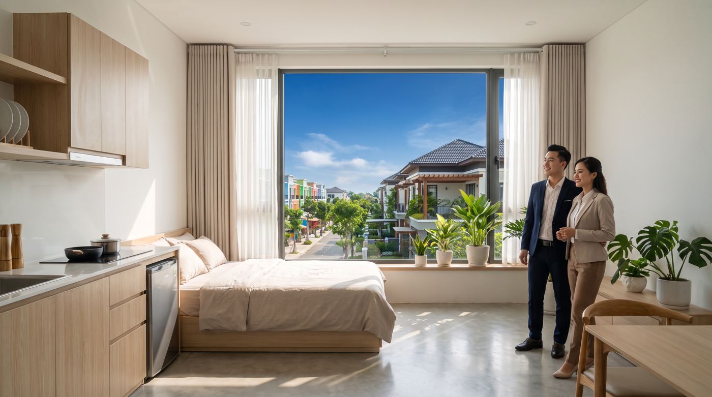 Đất ở mới được xây nhà trọ cho thuê hợp pháp