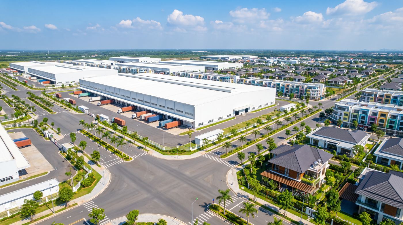 Loại đất được xây kho lạnh và nhà kho logistics