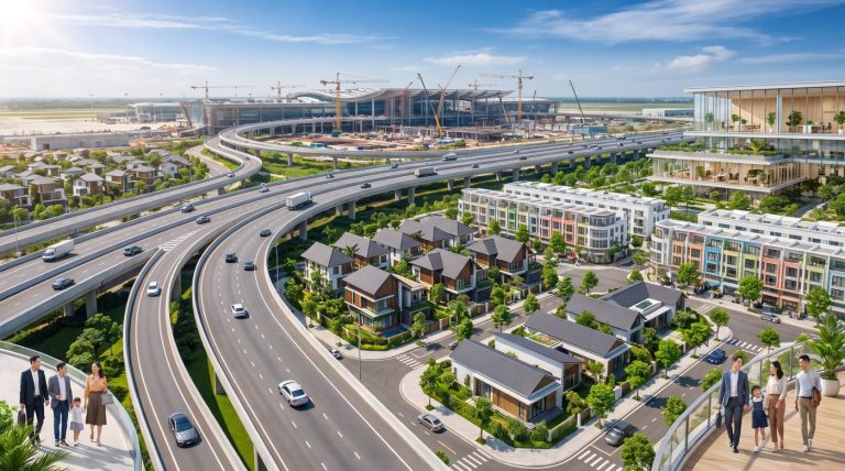 Hạ tầng giao thông Long Thành 2026: cao tốc, sân bay, cảng Phước An — tiến độ và ý nghĩa với bất động sản
