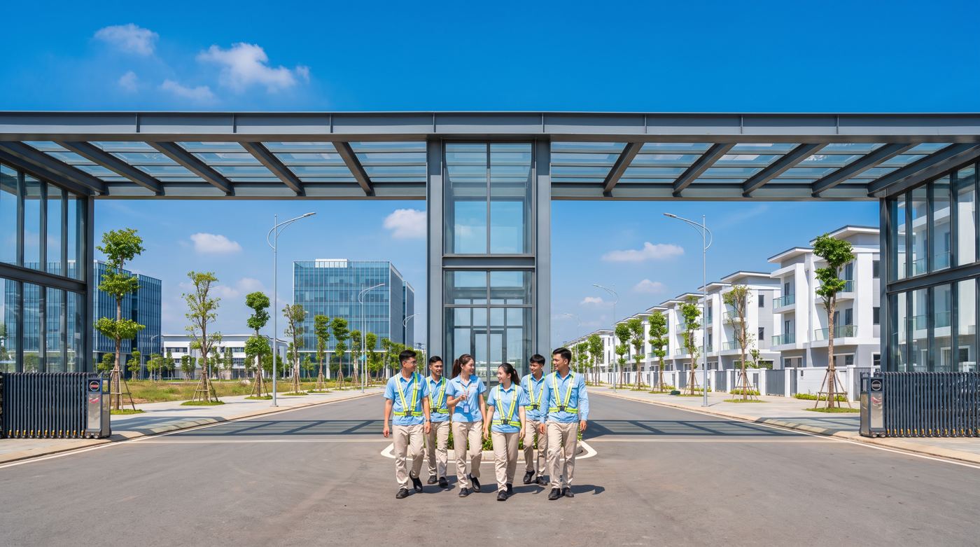 Khu công nghiệp Long Đức và vùng dân sinh xung quanh