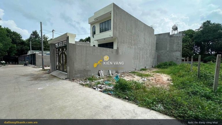 Lô đất 122m² xã An Phước Long Thành nhìn từ đường vào
