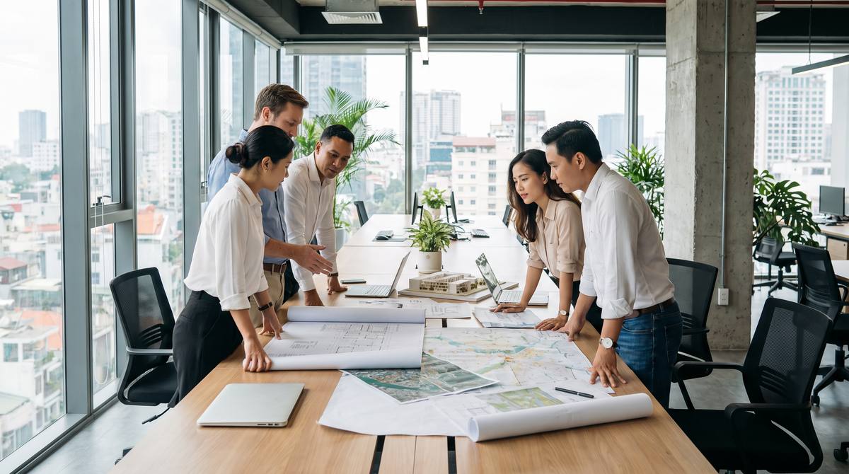 Mô hình quy hoạch khu đô thị sân bay Long Thành