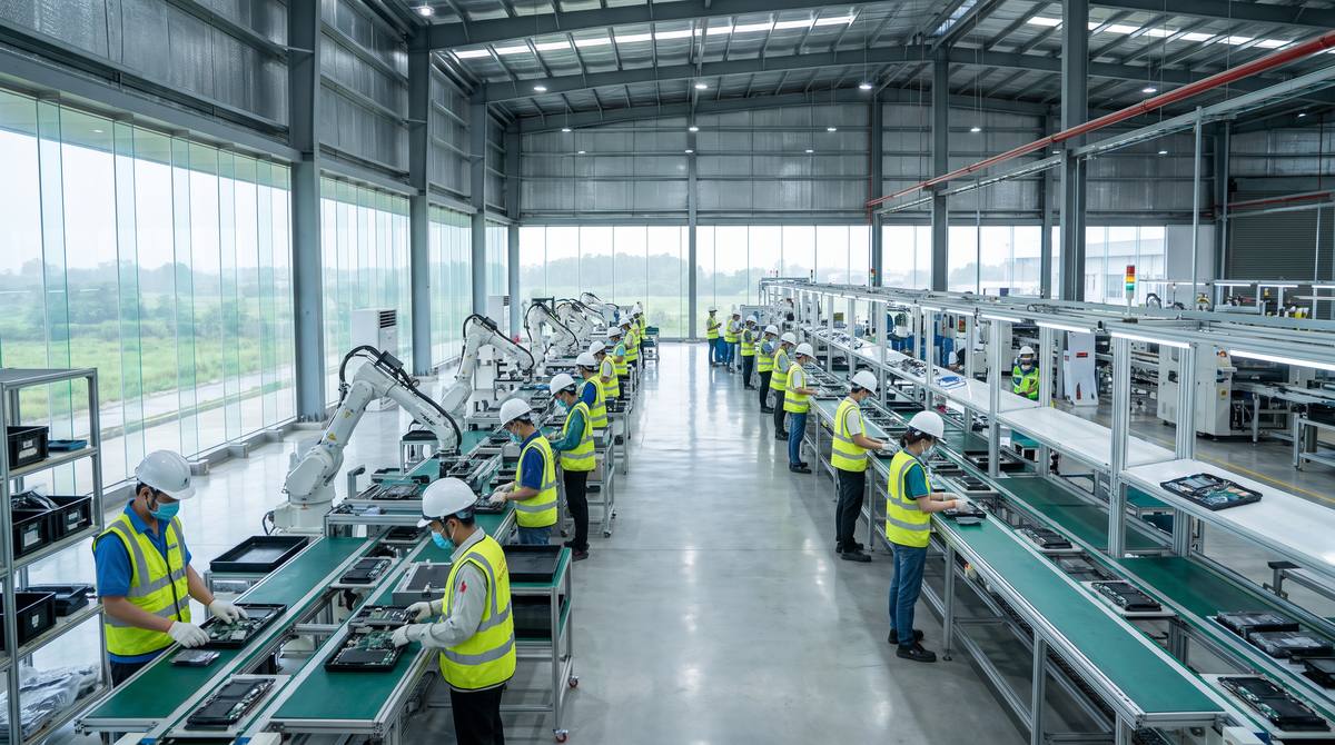 Nhà máy sản xuất trong khu công nghiệp Đồng Nai