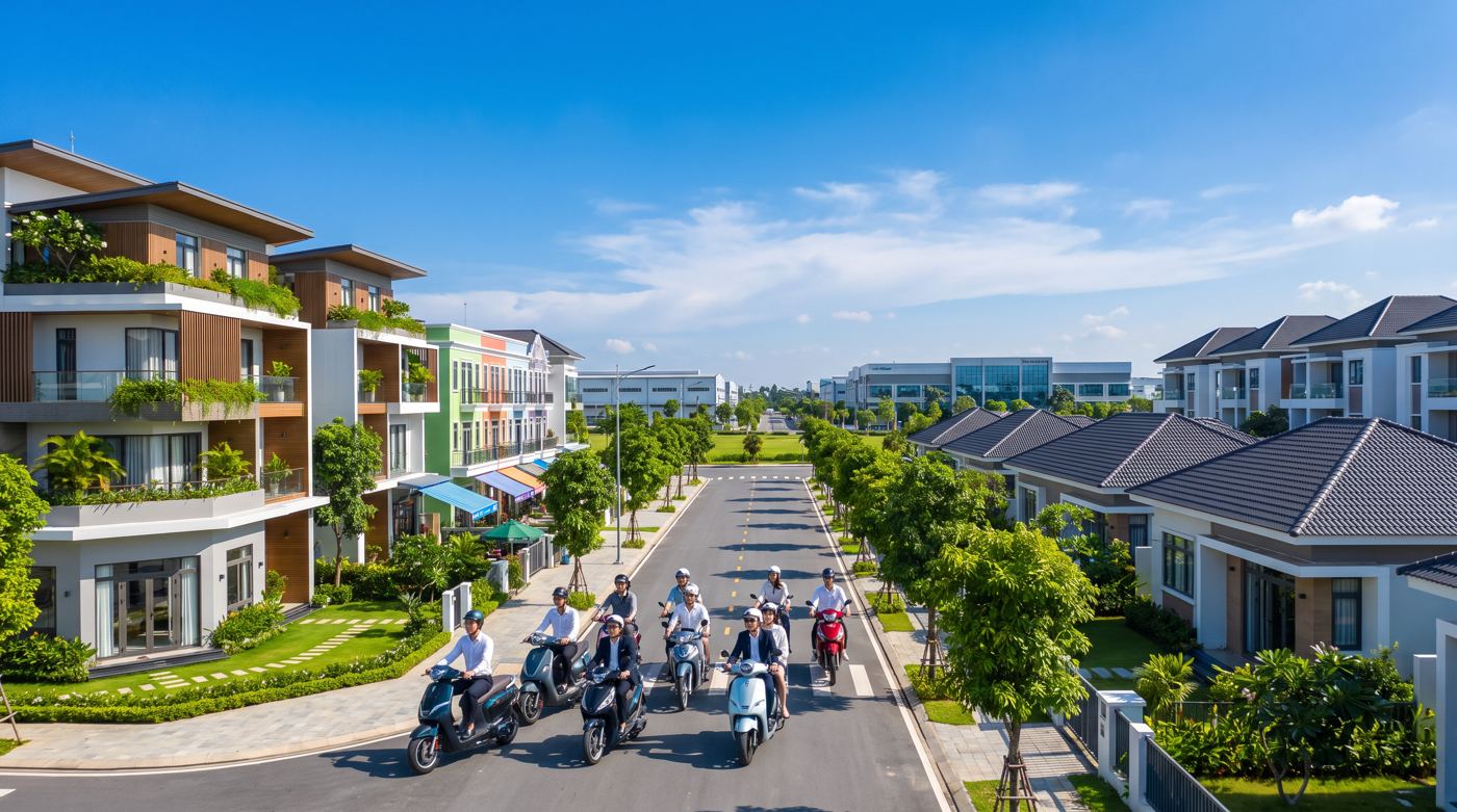 Nhà trọ chỉ hiệu quả khi gần cổng khu công nghiệp