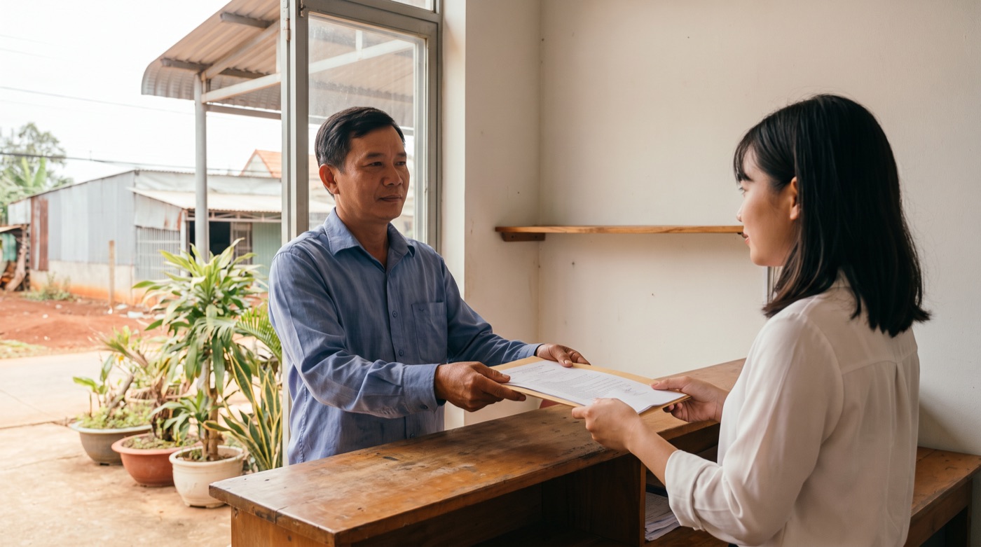 Nộp và kiểm tra hồ sơ pháp lý dự án trước khi đặt cọc