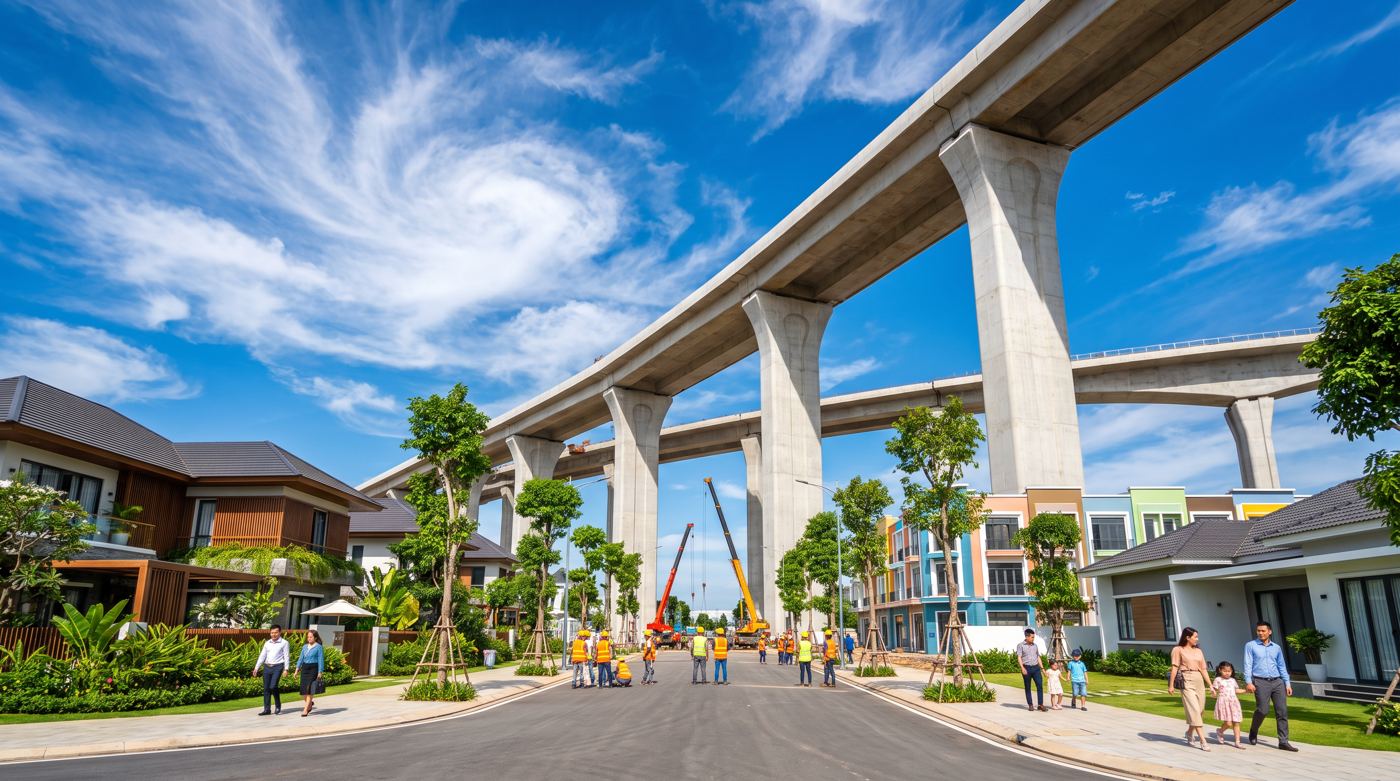 Nút giao cao tốc Biên Hòa – Vũng Tàu với khu vực Long Thành