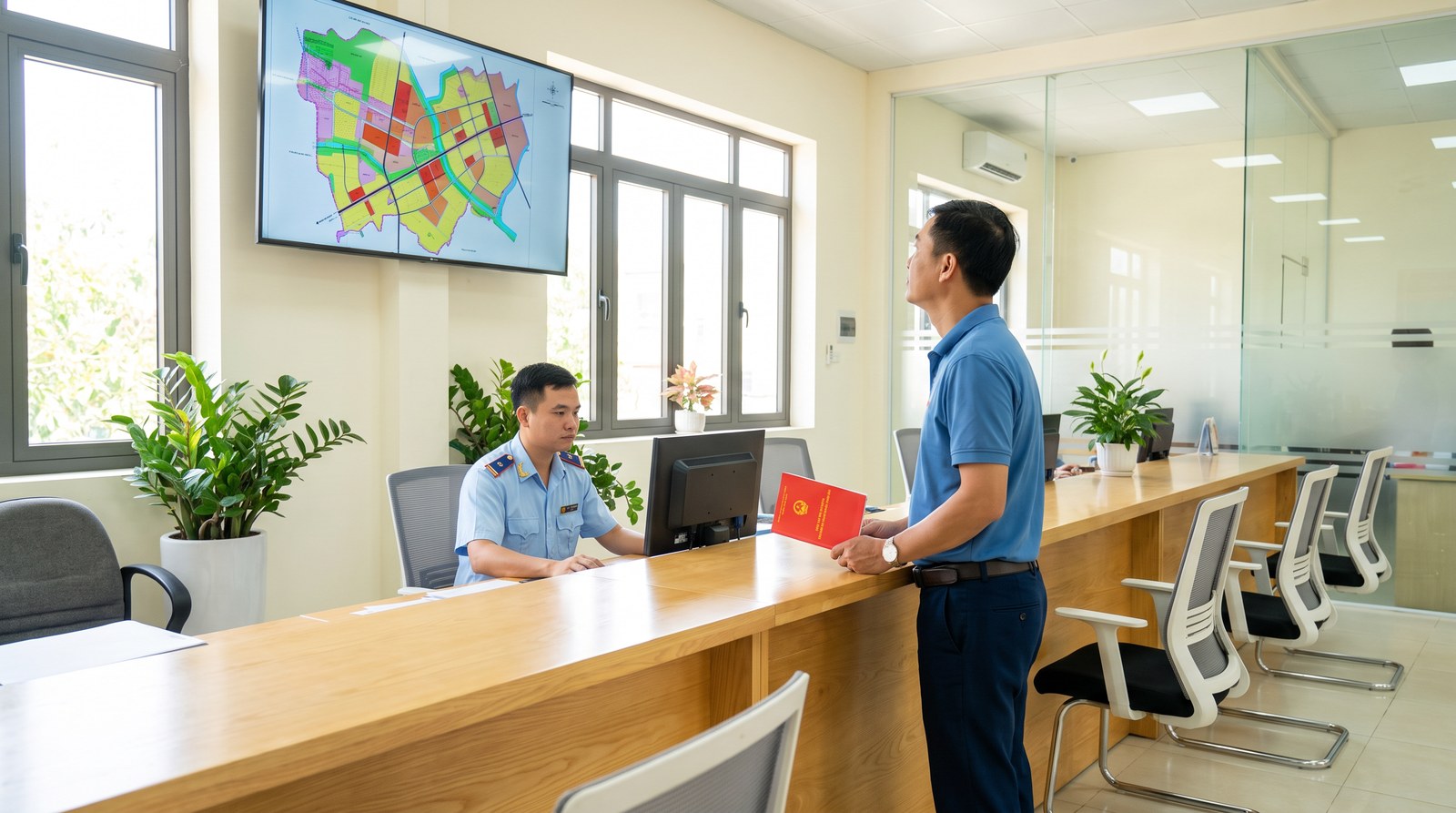 Tra cứu quy hoạch sử dụng đất tại UBND xã ở Long Thành