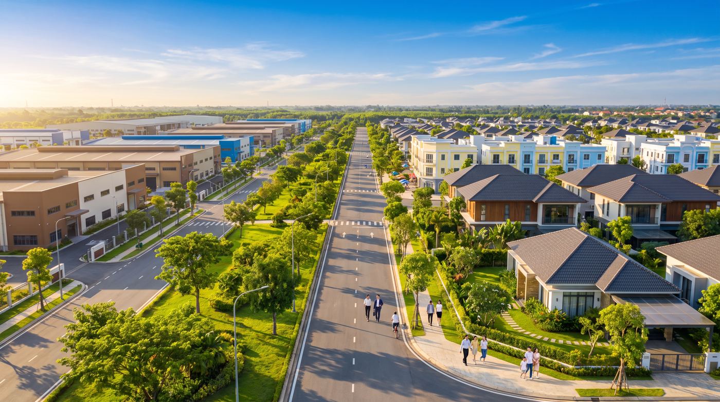 Quy hoạch xã Bình An và KCN Long Đức