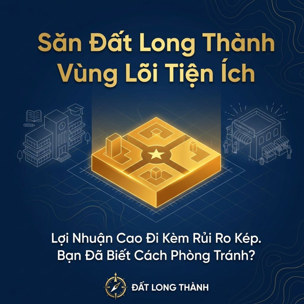 MUA ĐẤT LONG THÀNH GẦN CHỢ, TRƯỜNG HỌC, KHU DÂN CƯ CÓ LỢI GÌ?