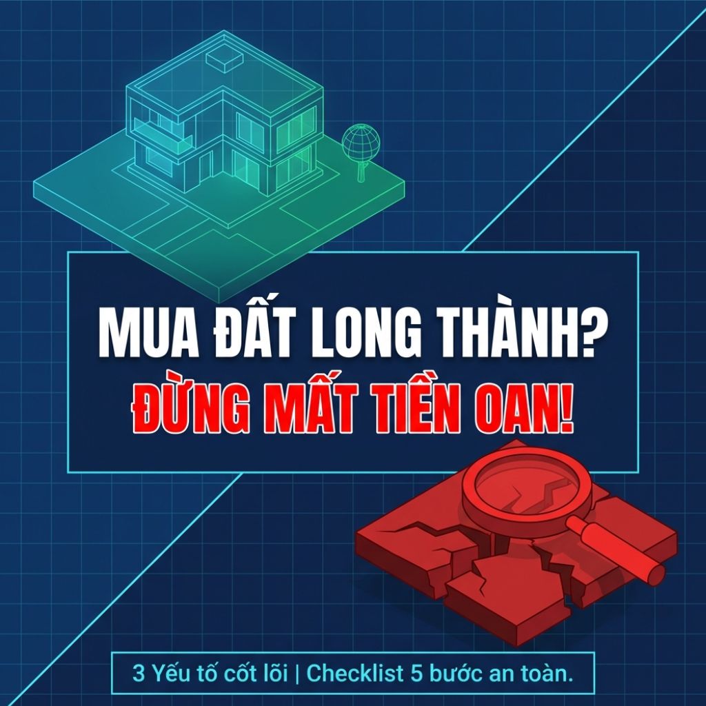 MUA ĐẤT LONG THÀNH ĐỂ XÂY NHÀ CẦN KIỂM TRA NHỮNG GÌ?