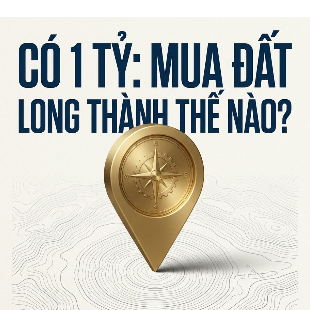 CÓ 1 TỶ, MUA ĐẤT LONG THÀNH THẾ NÀO CHO AN TOÀN?
