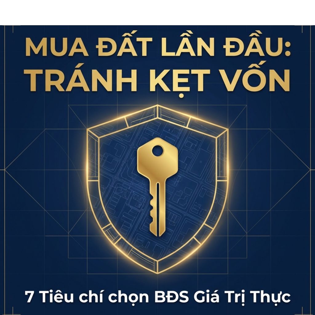 MUA ĐẤT LẦN ĐẦU: 7 TIÊU CHÍ CHỌN BẤT ĐỘNG SẢN CÓ GIÁ TRỊ THỰC, TRÁNH KẸT VỐN
