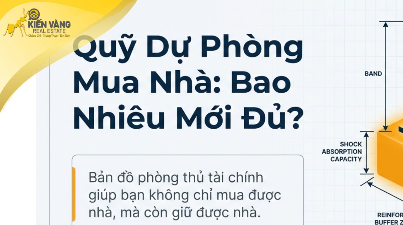 CẨM NANG NGƯỜI MUA NHÀ: NÊN CHUẨN BỊ QUỸ DỰ PHÒNG BAO NHIÊU LÀ ĐỦ?