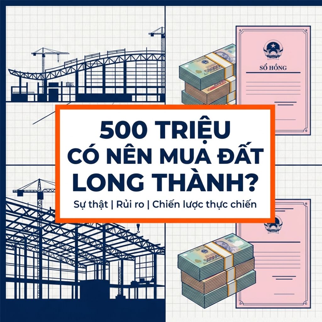 CÓ 500 TRIỆU CÓ NÊN MUA ĐẤT LONG THÀNH KHÔNG?