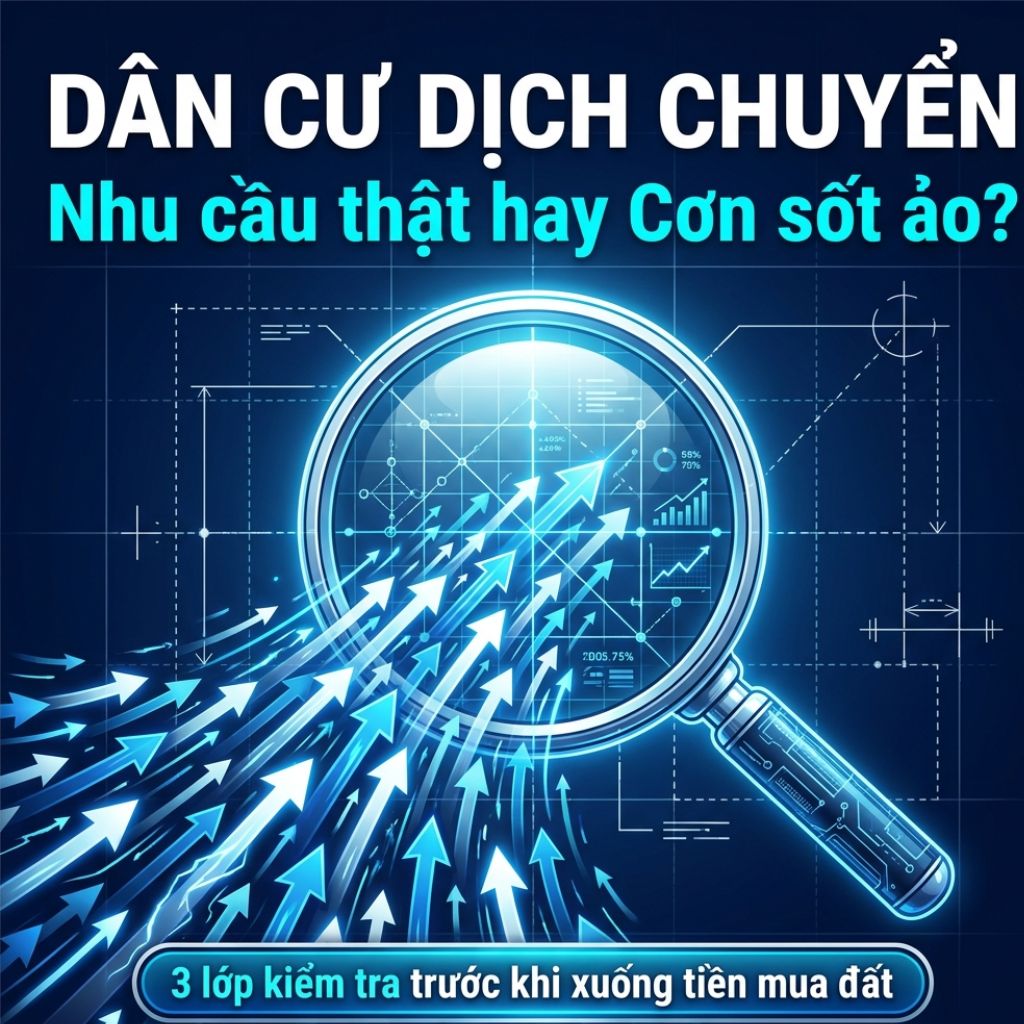 DÂN CƯ DỊCH CHUYỂN VỀ VÙNG VEN: NHU CẦU NHÀ Ở TĂNG THẬT HAY CHỈ LÀ CƠN SỐT GIÁ ĐẤT?