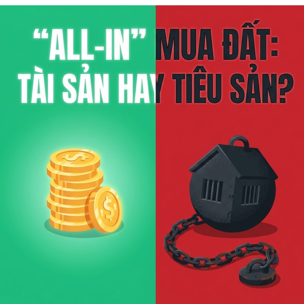 CÓ NÊN DỒN HẾT TIỀN MUA ĐẤT? 7 RỦI RO KHIẾN GIA ĐÌNH DỄ KẸT VỐN