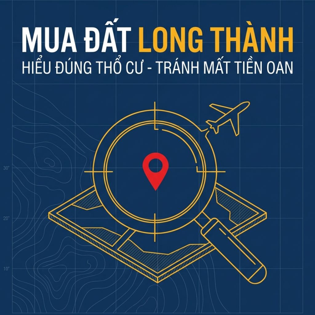 MUA ĐẤT LONG THÀNH: ĐẤT THỔ CƯ LÀ GÌ VÀ NGƯỜI MUA CẦN LƯU Ý GÌ?