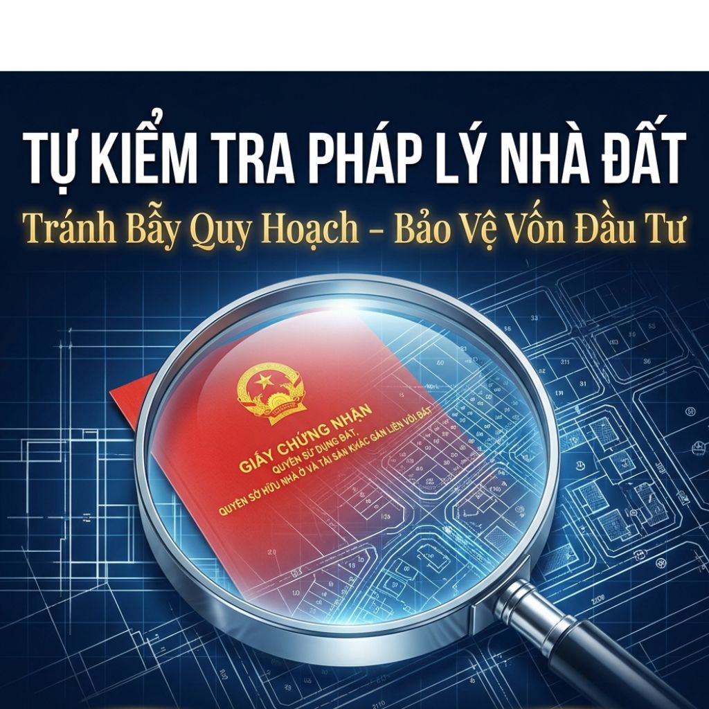 TỰ KIỂM TRA PHÁP LÝ NHÀ ĐẤT TRƯỚC KHI XUỐNG TIỀN: TRÁNH MUA NHẦM ĐẤT QUY HOẠCH, BẢO VỆ VỐN HIỆU QUẢ